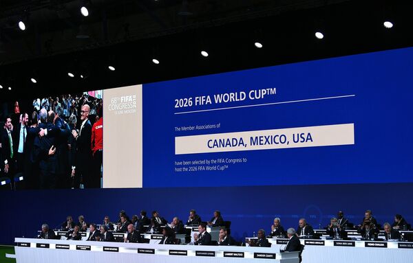 Выбор страны-хозяйки чемпионата мира по футболу 2026 Выбор страны-хозяйки чемпионата мира по футболу 2026
