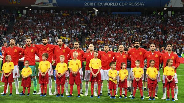 Игроки сборной Испании