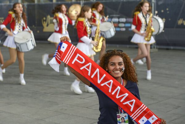 Болельщица сборной Панамы