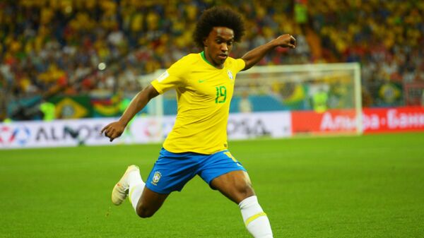 Полузащитник сборной Бразилии Виллиан