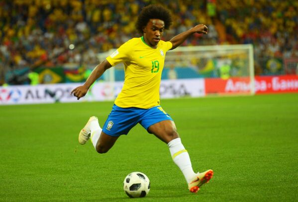Полузащитник сборной Бразилии Виллиан