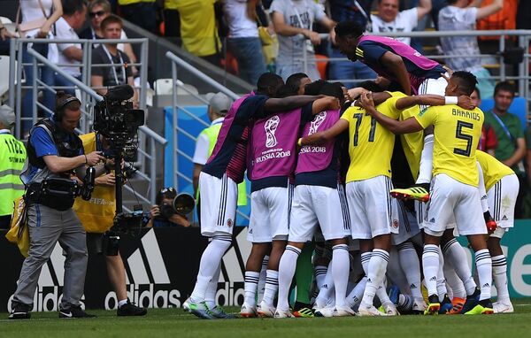 Игроки сборной Колумбии
