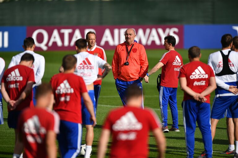 Тренировка сборной России Тренировка сборной России