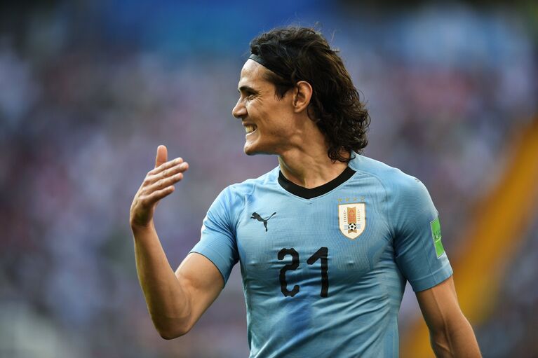 Форвард сборной Уругвая Эдинсон Кавани Форвард сборной Уругвая Эдинсон Кавани