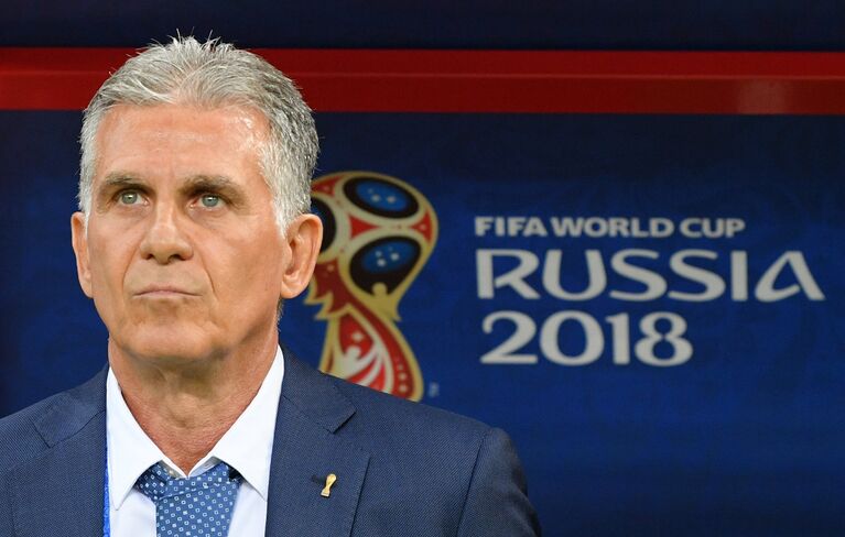 Главный тренер сборной Ирана Карлуш Кейруш Главный тренер сборной Ирана Карлуш Кейруш