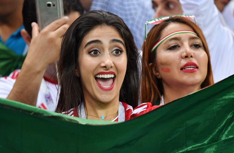 Болельщица сборной Ирана Болельщица сборной Ирана