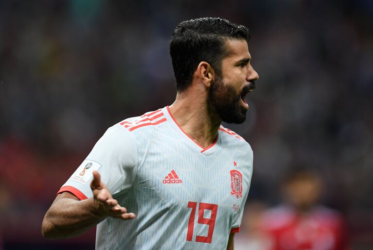 Форвард сборной Испании Диего Коста Форвард сборной Испании Диего Коста