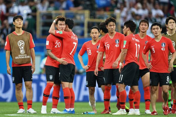 Игроки сборной Республики Корея