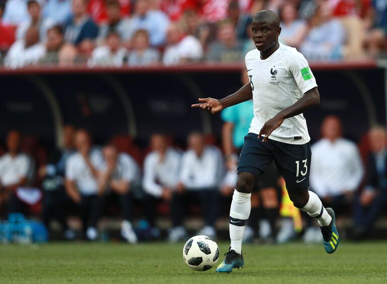 Полузащитник сборной Франции Нголо Канте Полузащитник сборной Франции Нголо Канте