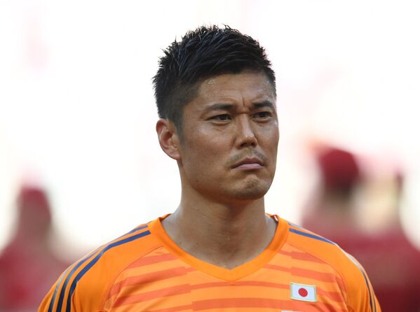 Вратарь сборной Японии Эйдзи Кавасима