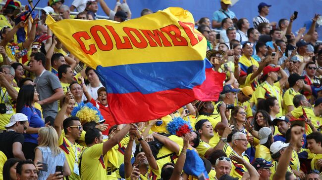 Болельщики сборной Колумбии 