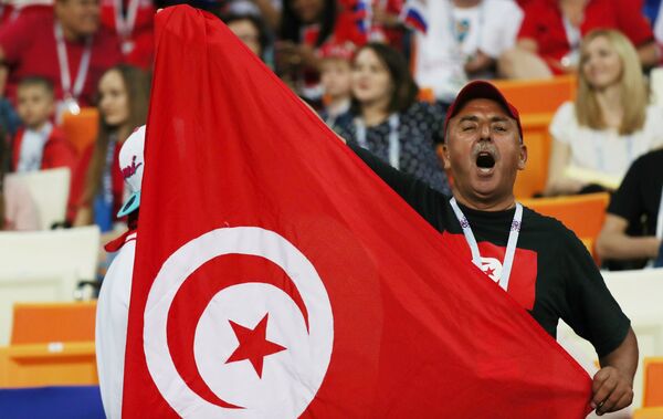 Болельщик сборной Туниса