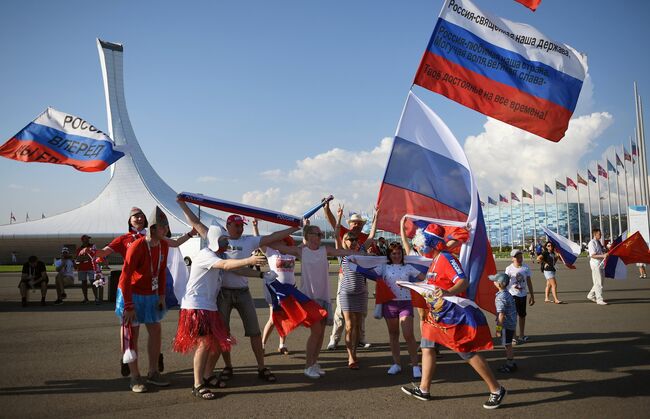 Болельщики сборной России