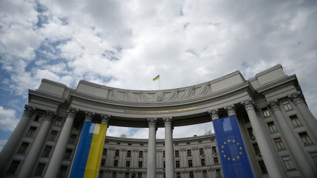 Здание МИД Украины. Архивное фото