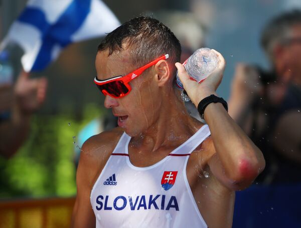 Словацкий атлет Матей Тот