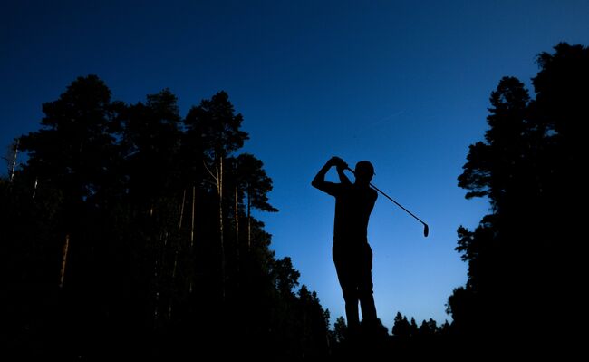 Участник этапа Евротура VTB Russian Open Golf Championship в Нахабино