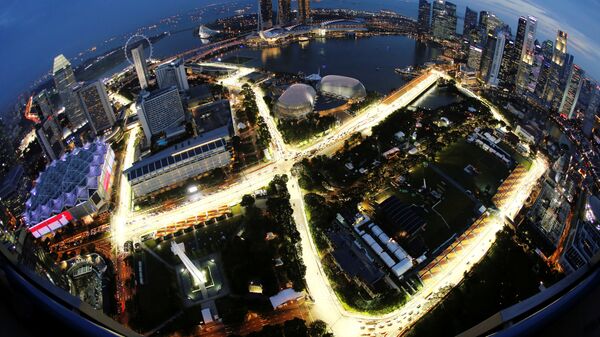Трасса Марина Бэй на Гран-при Сингапура Формулы-1