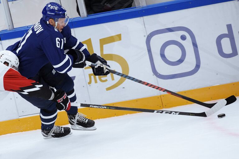 Форвард московского Динамо Максим Афиногенов