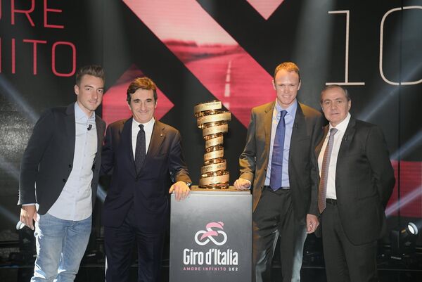 Презентация маршрута 102-й в истории многодневной велогонки Джиро д'Италия