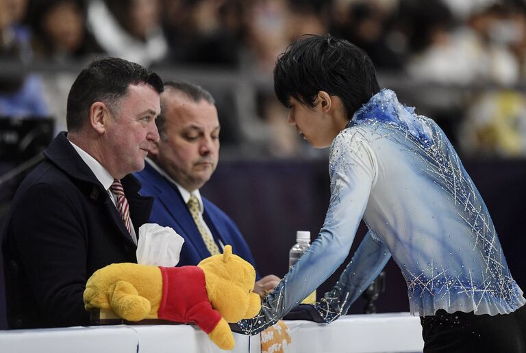 Брайан Орсер (слева) и Юдзуру Ханю