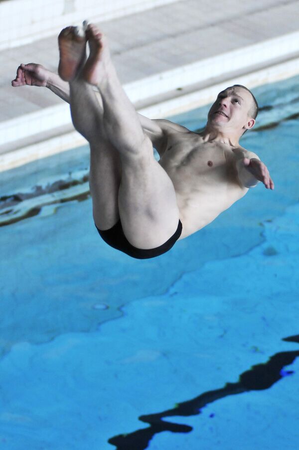 Пловец Дмитрий Саутин ведет подготовку к летним Олимпийским играм в Китае