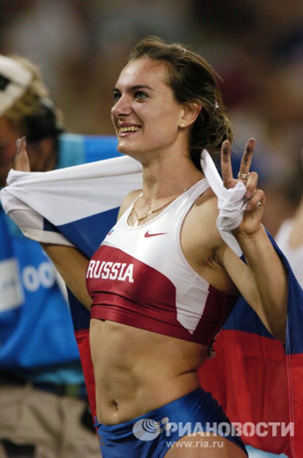 Е.Исинбаева - олимпийская чемпионка