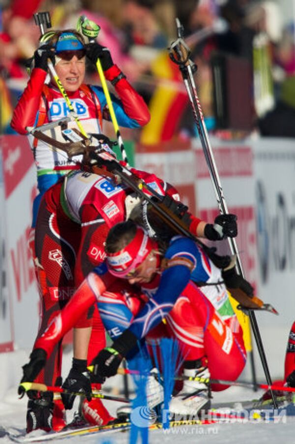 Биатлонистки сборной России