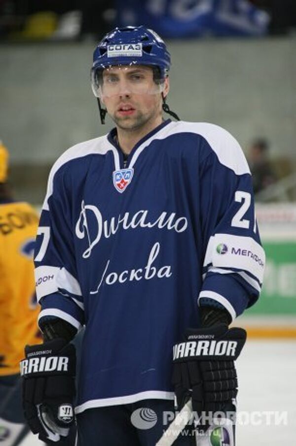Хоккеист Дмитрий Афанасенков 