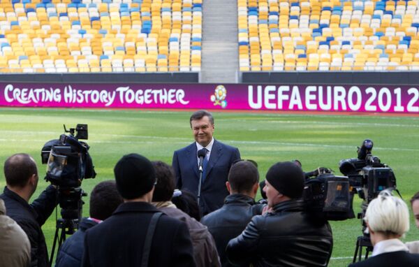 Президент Украины Виктор Янукович встретился с французскими журналистами