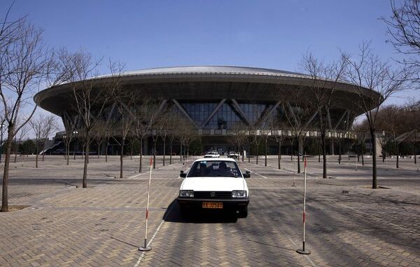 Стадион для велосоревнований во время Олимпийских игр 2008 года в Пекине