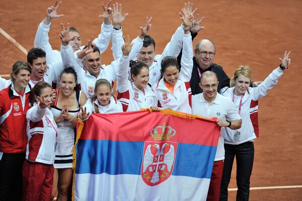 Теннисистки сборной Сербии