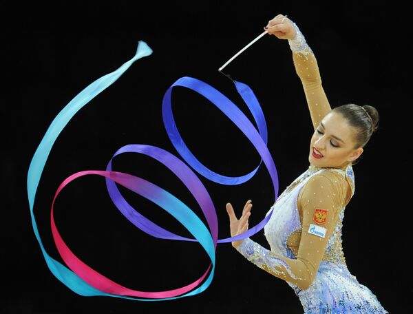 Евгения Канаева завоевала пятое золото ЧМ по художественной гимнастике