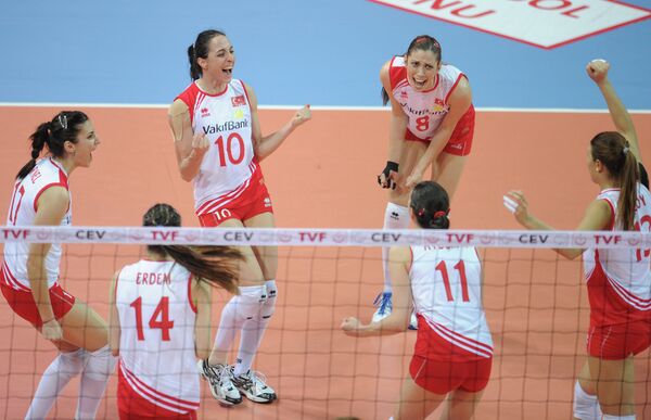 Волейболистки сборной Турции