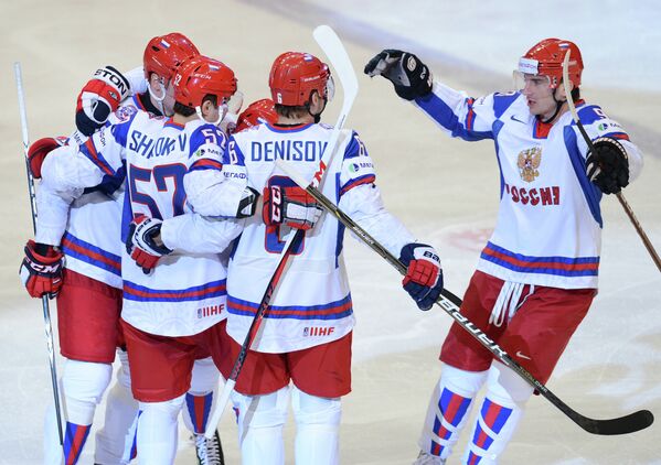 Хоккеисты сборной России 