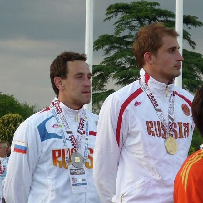 Андрей Моисеев и Александр Лесун (слева направо)