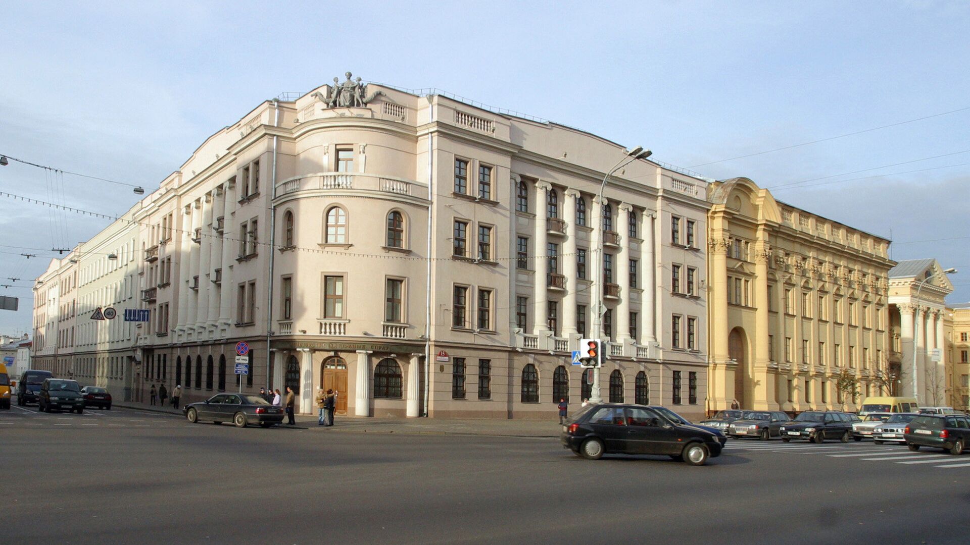 Здание МВД Белоруссии в Минске - РИА Новости, 1920, 04.11.2022