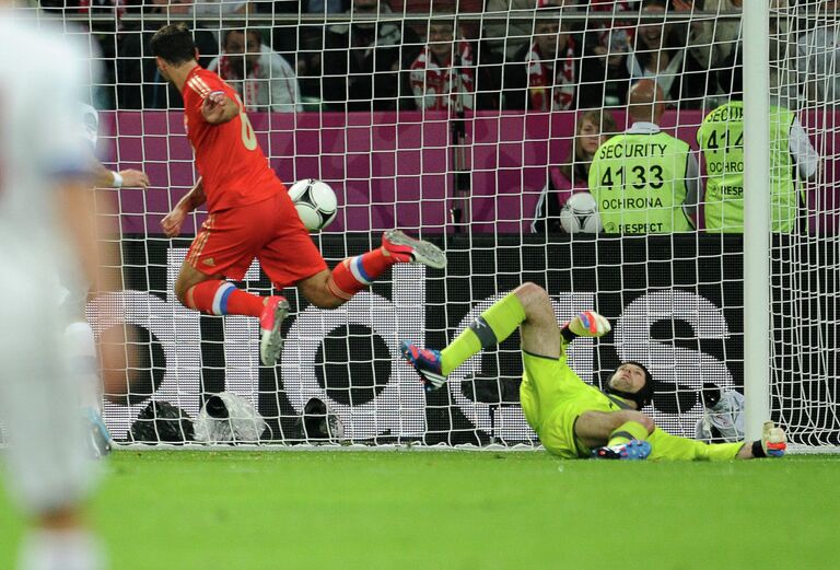 Игровой момент матча Россия - Чехия Игровой момент матча Россия - Чехия