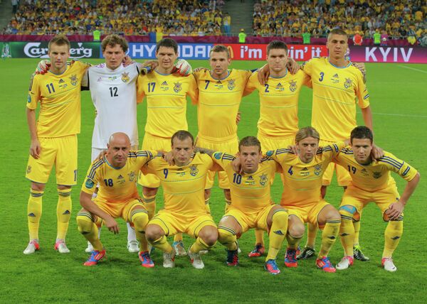 Игроки сборной Украины