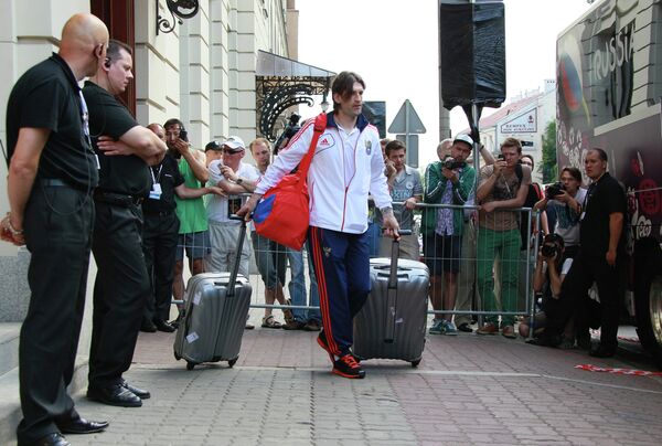 Отъезд сборной России по футболу с Чемпионата Европы