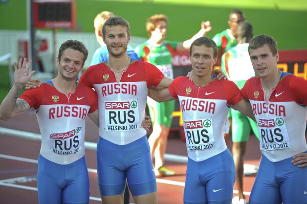 Михаил Идрисов, Константин Петряшов, Вячеслав Колесниченко и Павел Караваев (слева направо)