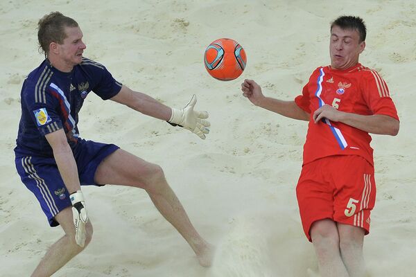 Пляжный футбол. Квалификационный раунд КМ-2013. Россия - Швейцария