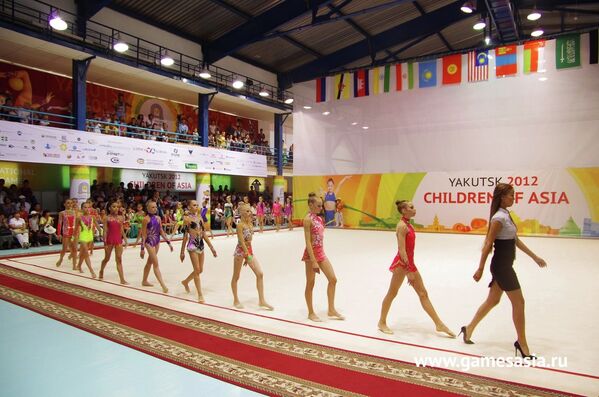 Соревнования по художественной гимнастике на V МСИ Дети Азии 