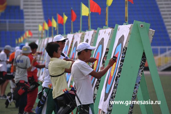 Соревнования по стрельбе из лука на V МСИ Дети Азии