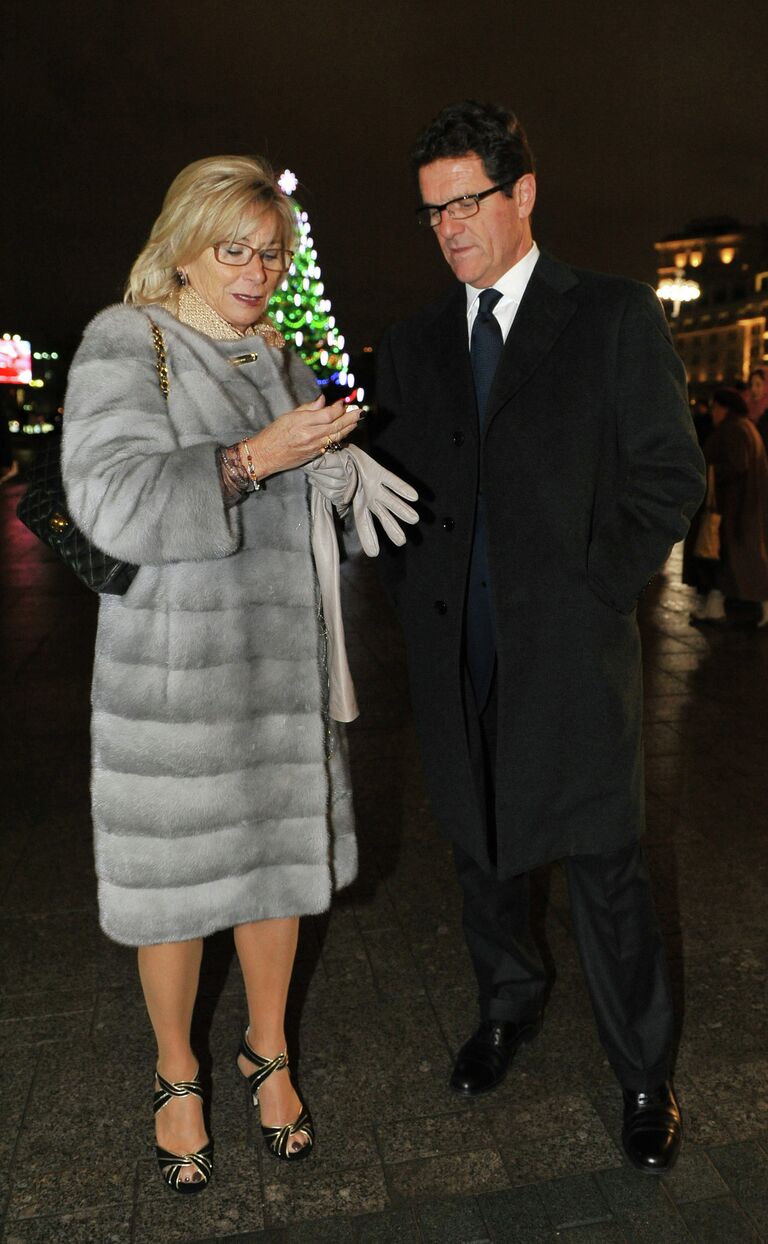 Фабио Капелло с супругой в Москве Фабио Капелло с супругой в Москве