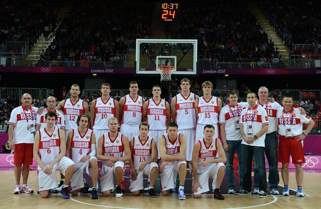 Игроки российской сборной по баскетболу