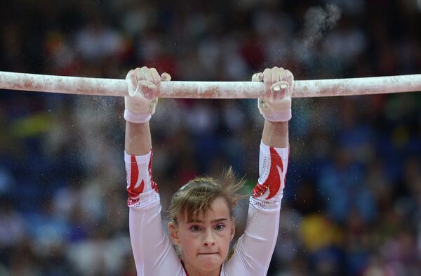 Российская гимнастка Анастасия Гришина 