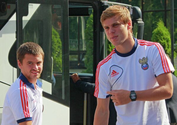 Георгий Щенников и Александр Кокорин (слева направо)