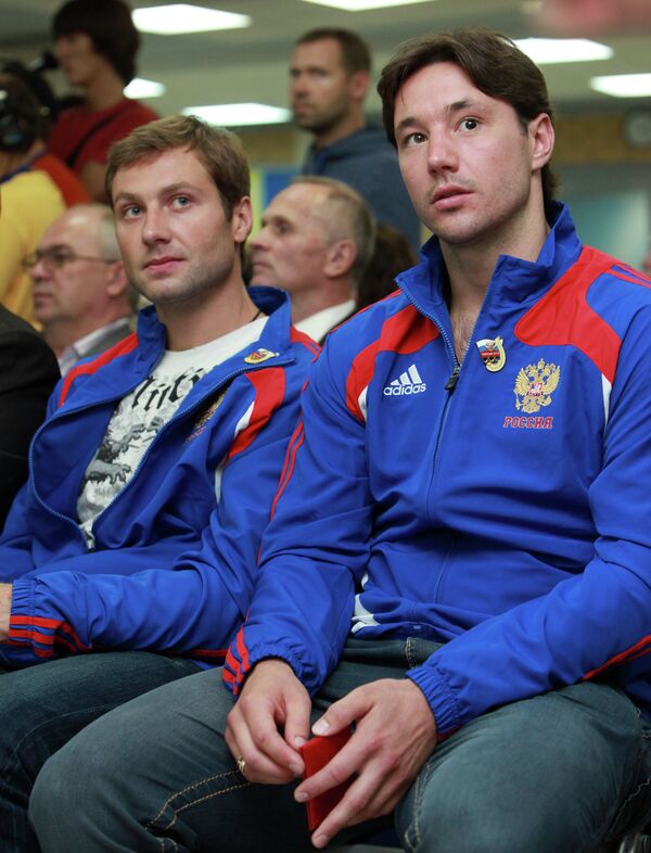 Алексей Морозов и Илья Ковальчук (слева направо)