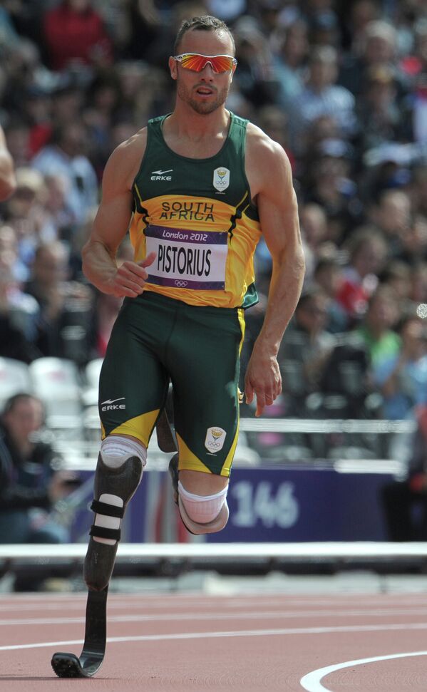 Многократный чемпион Паралимпийских игр, южноафриканский бегун Оскар Писториус