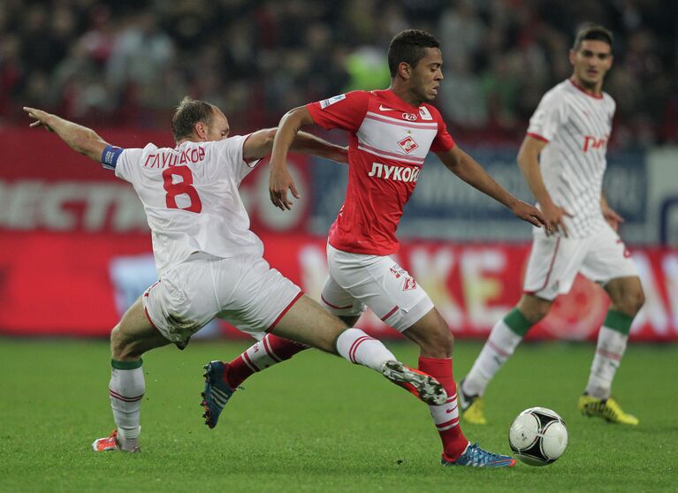 Игровой момент матча Локомотив - Спартак Игровой момент матча Локомотив - Спартак